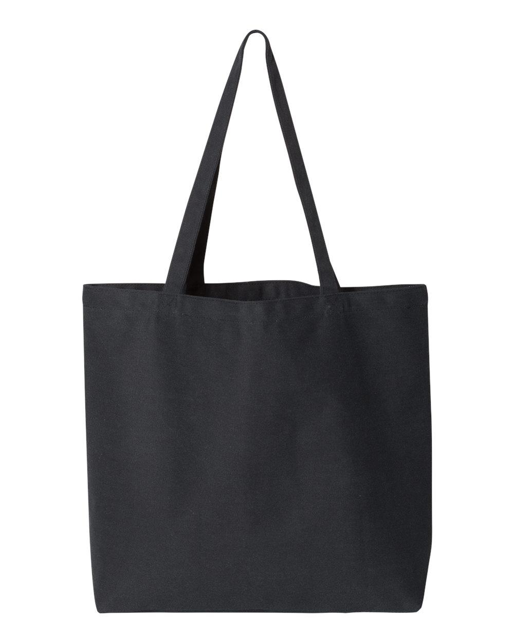 8507 Liberty Bags Pigment-Dyed Premium Canvas Tote - Back Image