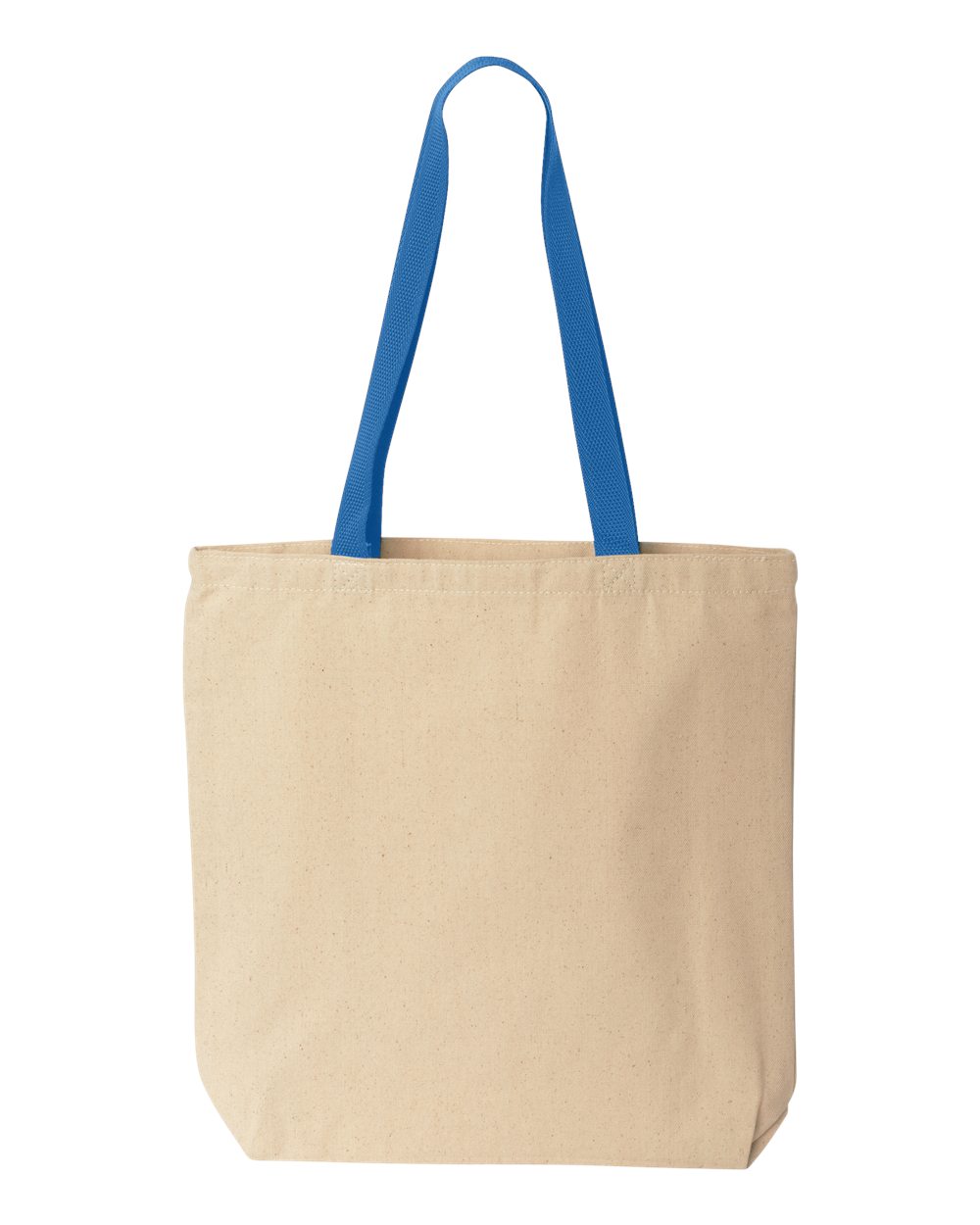 8868 Liberty Bags Natural Tote with Contrast-Color Handles