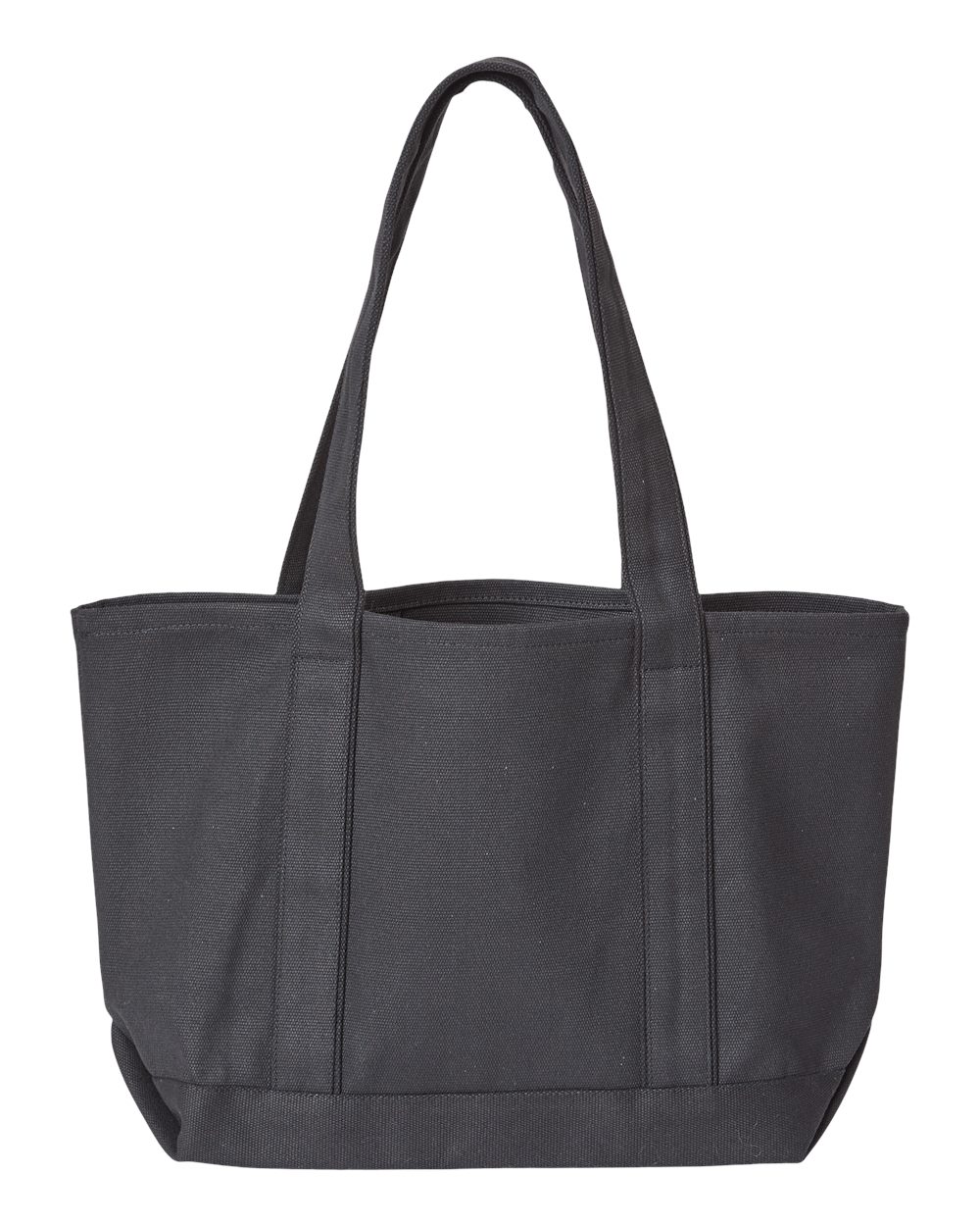 8871 Liberty Bags Windward Large Cotton Canvas Classic Boat Tote - Back Image