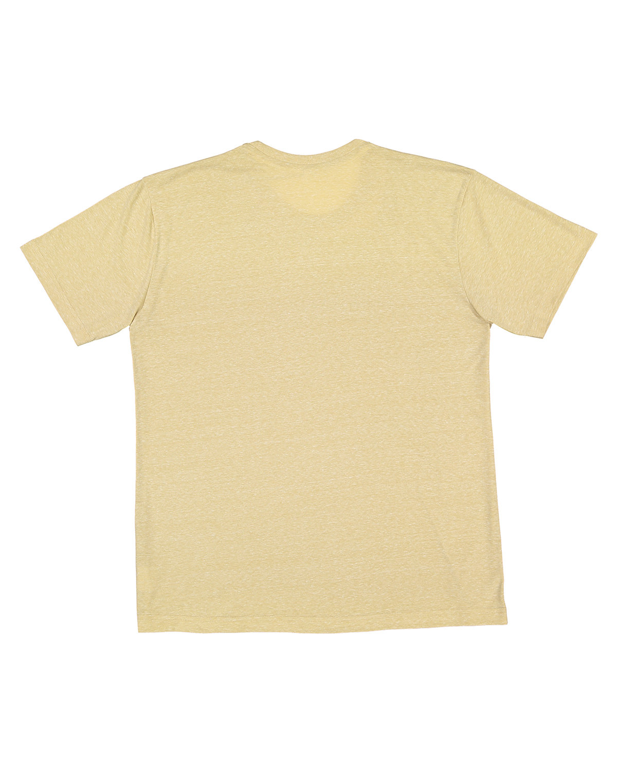 6991 Live and Tell by LAT Mens Harborside Melange Jersey T-Shirt - Back Image
