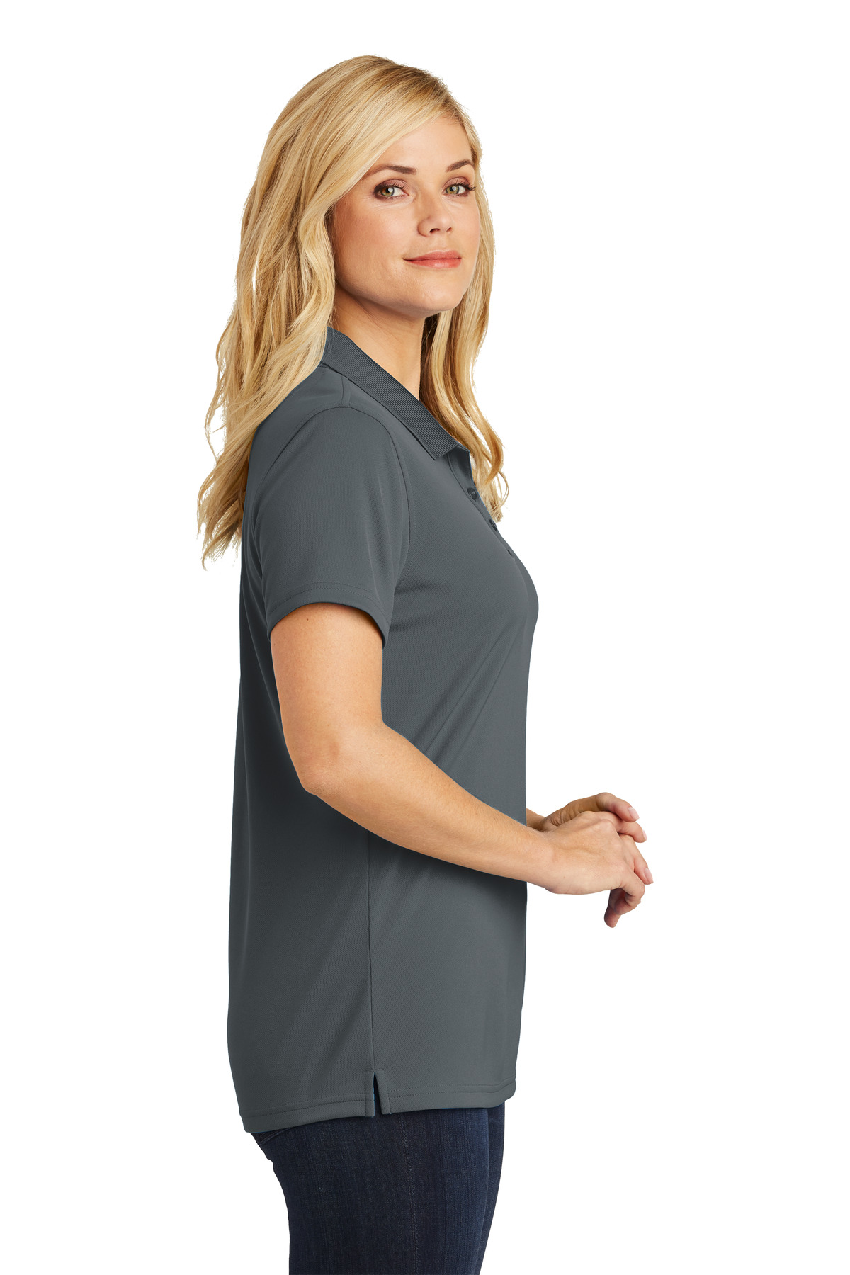 LK110 Port Authority Ladies Dry Zone UV Micro-Mesh Polo - Siide Image
