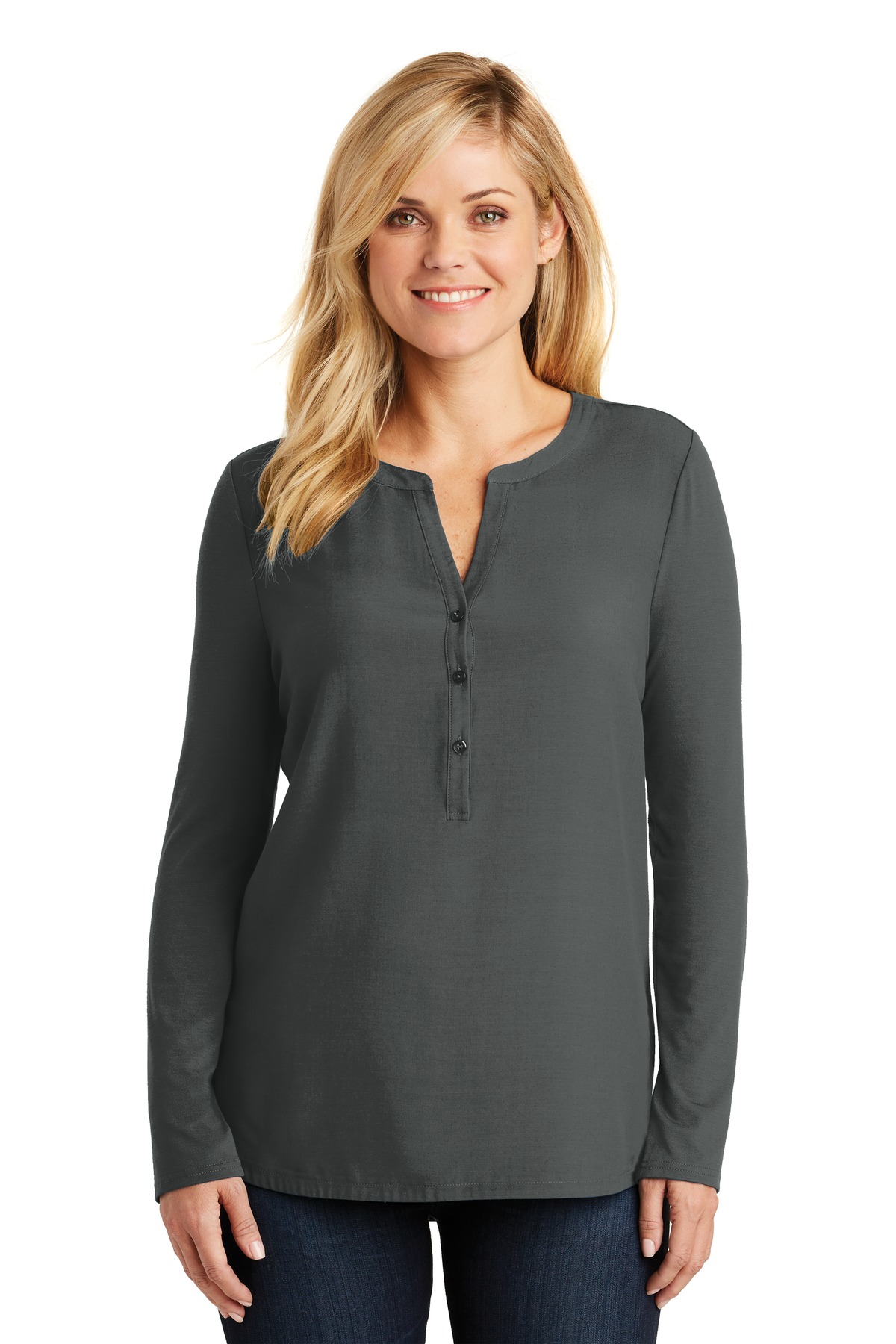 LK5432 Port Authority Ladies Concept Henley Tunic. LK5432 Port Authority Ladies Concept Henley Tunic.