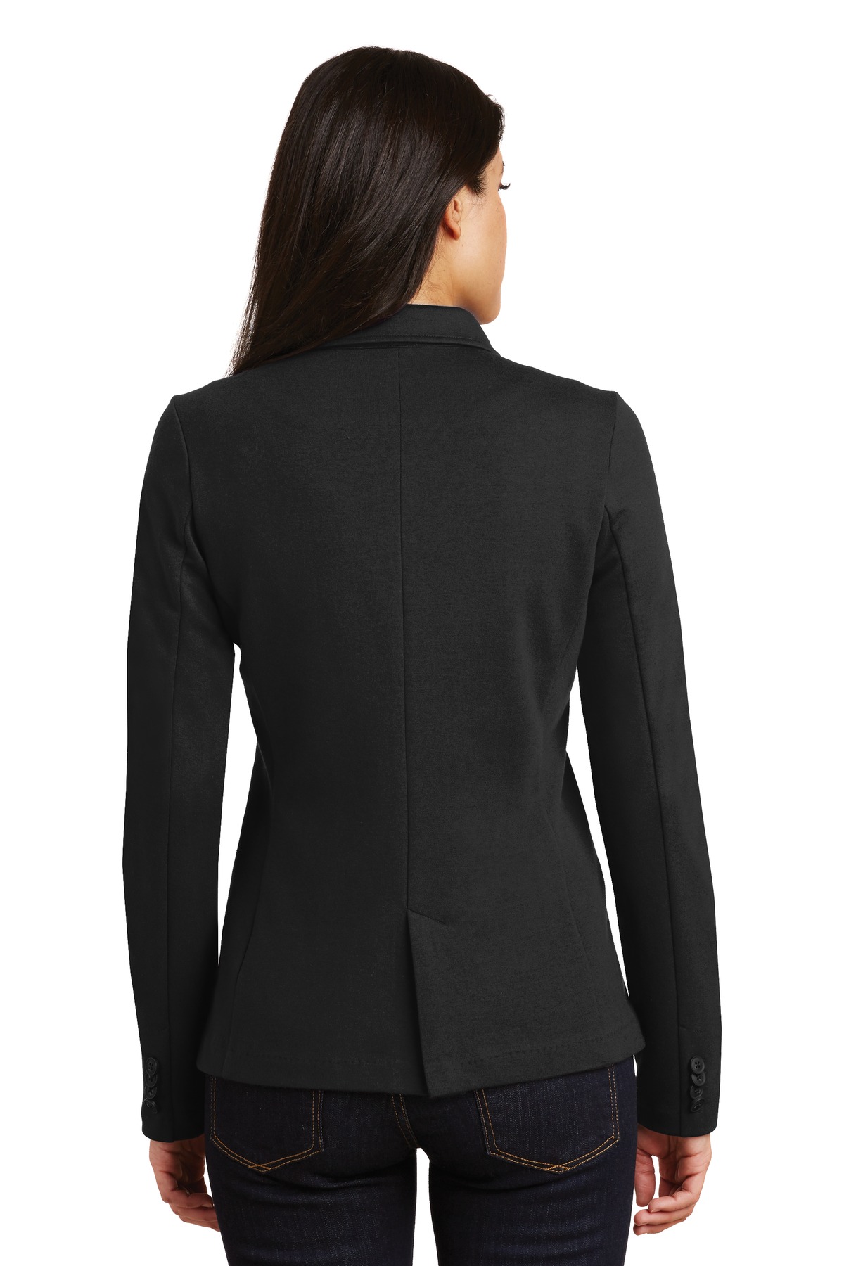 LM2000 Port Authority Ladies Knit Blazer. - Back Image