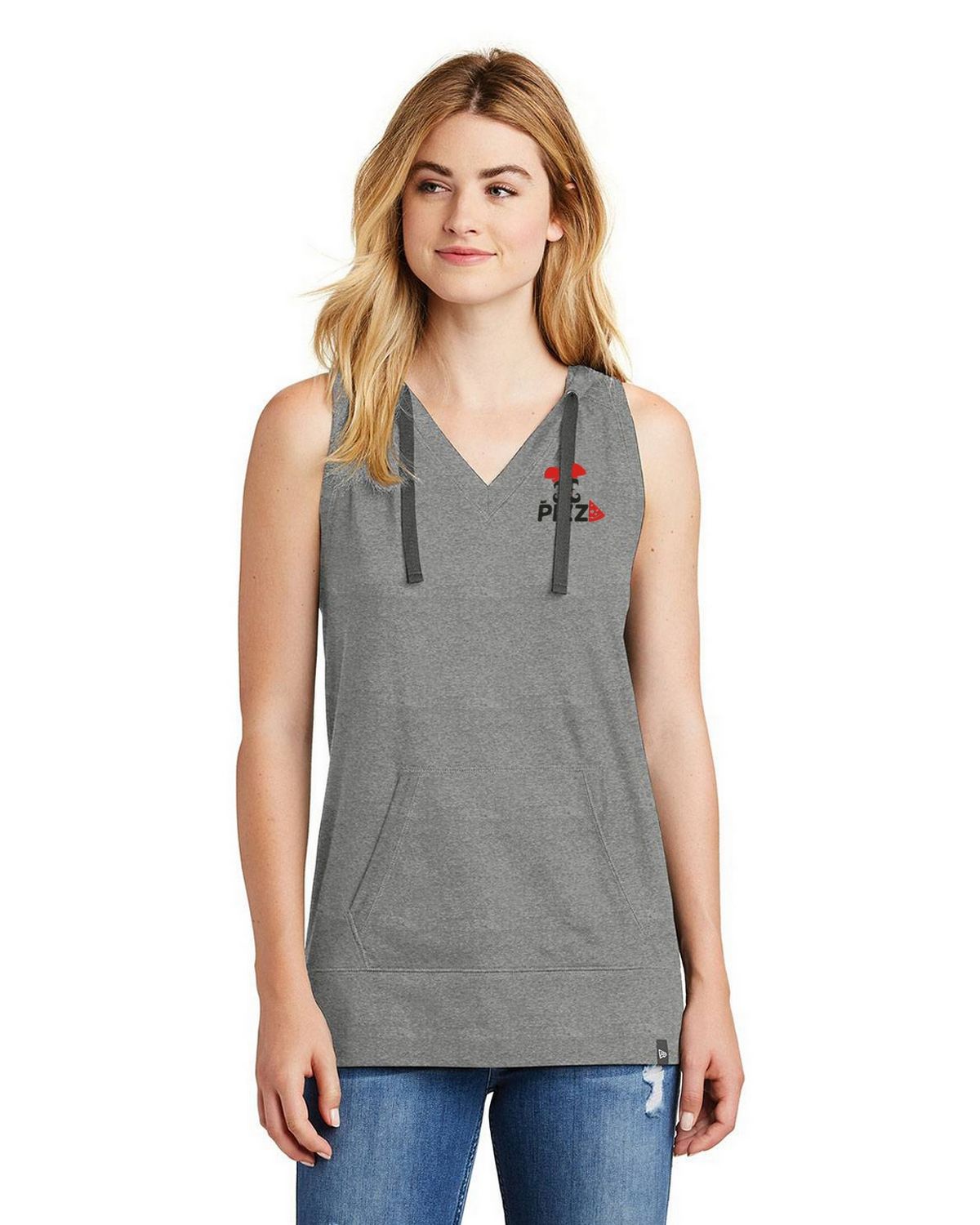 LNEA106 New Era Ladies Heritage Blend Hoodie Tank LNEA106 New Era Ladies Heritage Blend Hoodie Tank