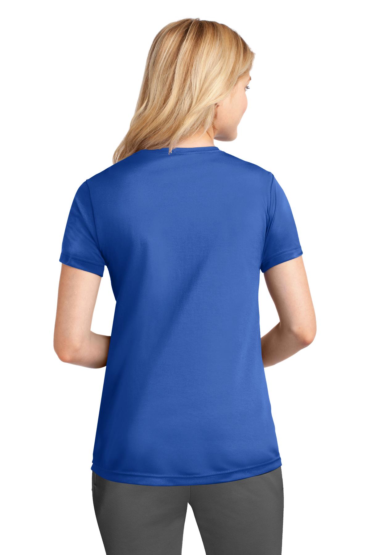 LPC380 Port & Company Ladies Performance Tee. - Back Image