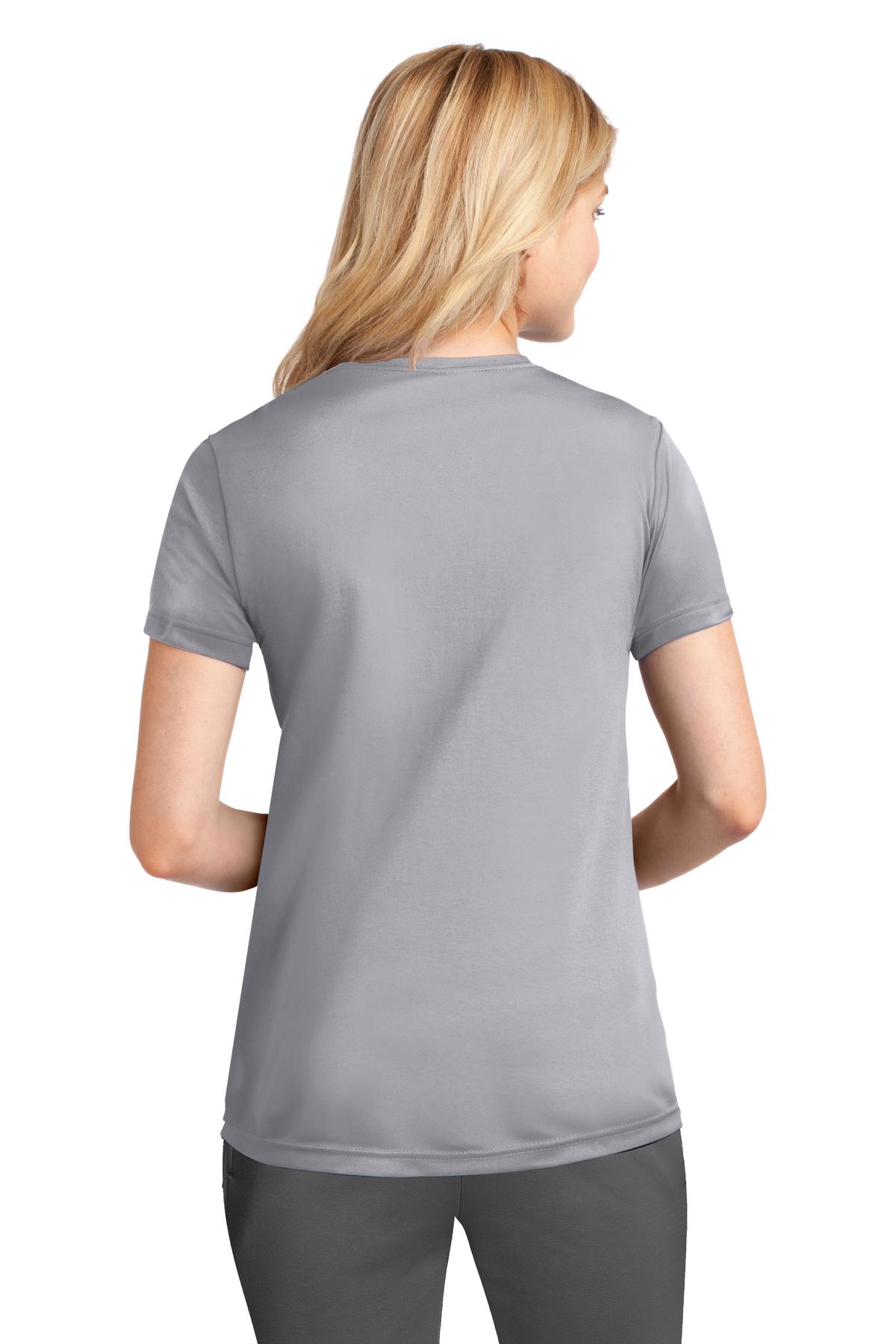 LPC380 Port & Company Ladies Performance Tee. - Back Image