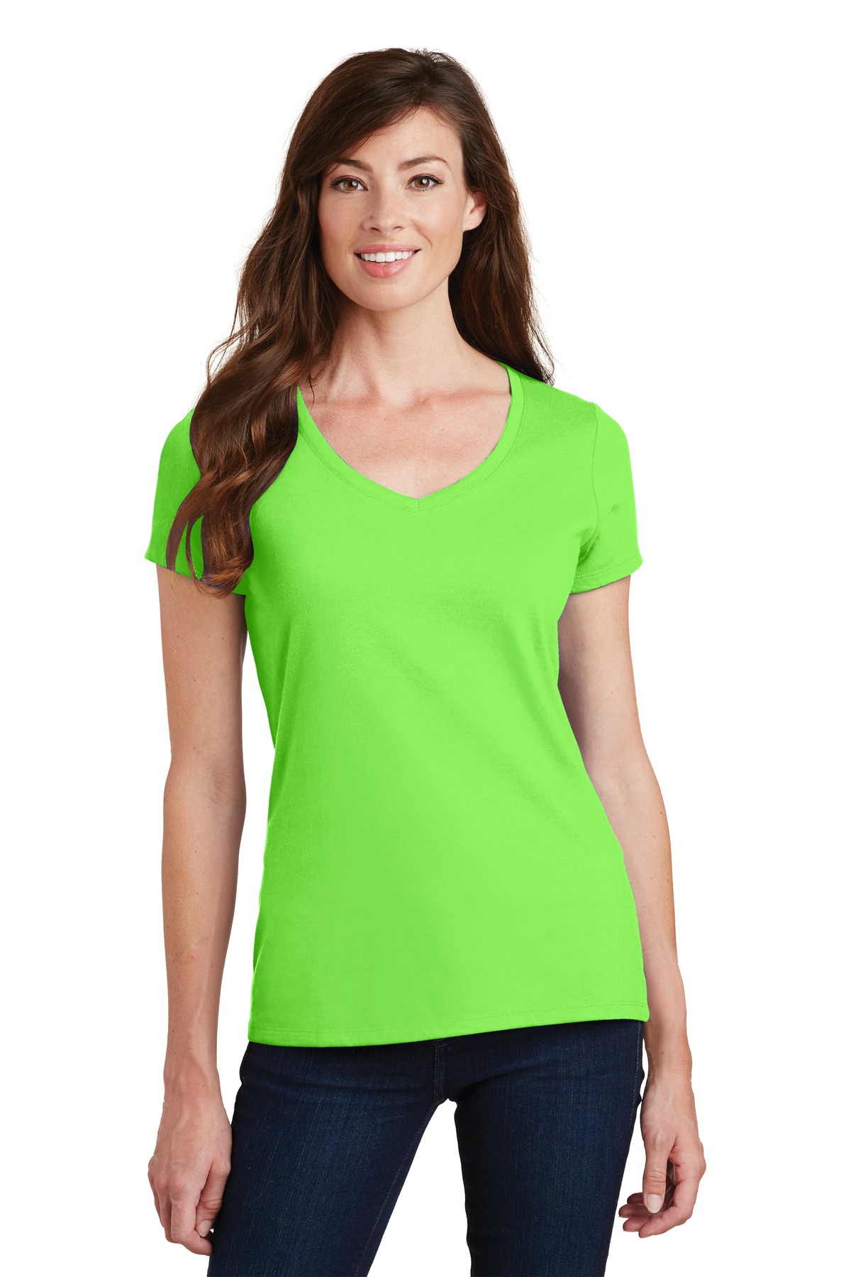 LPC450V Port & Company Ladies Fan Favorite V-Neck Tee. LPC450V Port & Company Ladies Fan Favorite V-Neck Tee.