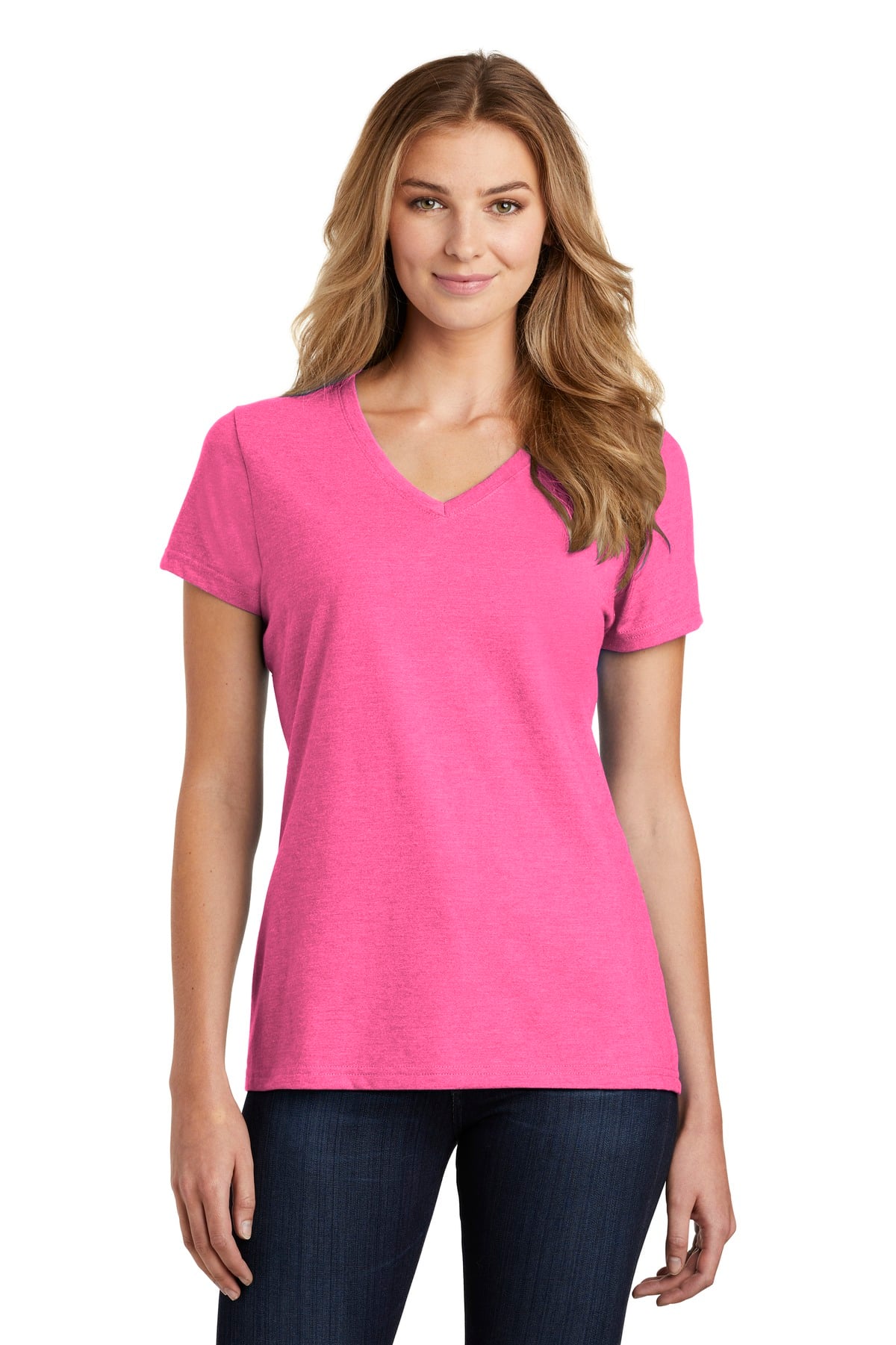 LPC455V Port & Company Ladies Fan Favorite Blend V-Neck Tee LPC455V Port & Company Ladies Fan Favorite Blend V-Neck Tee
