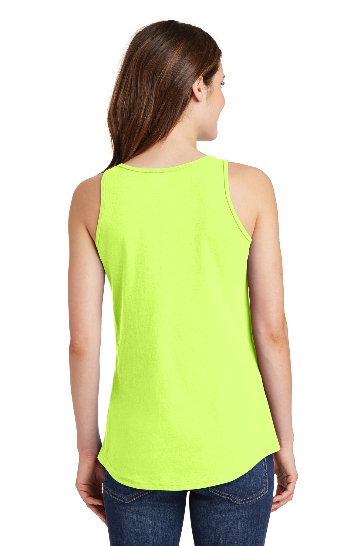 LPC54TT Port & Company Ladies Core Cotton Tank Top. - Back Image