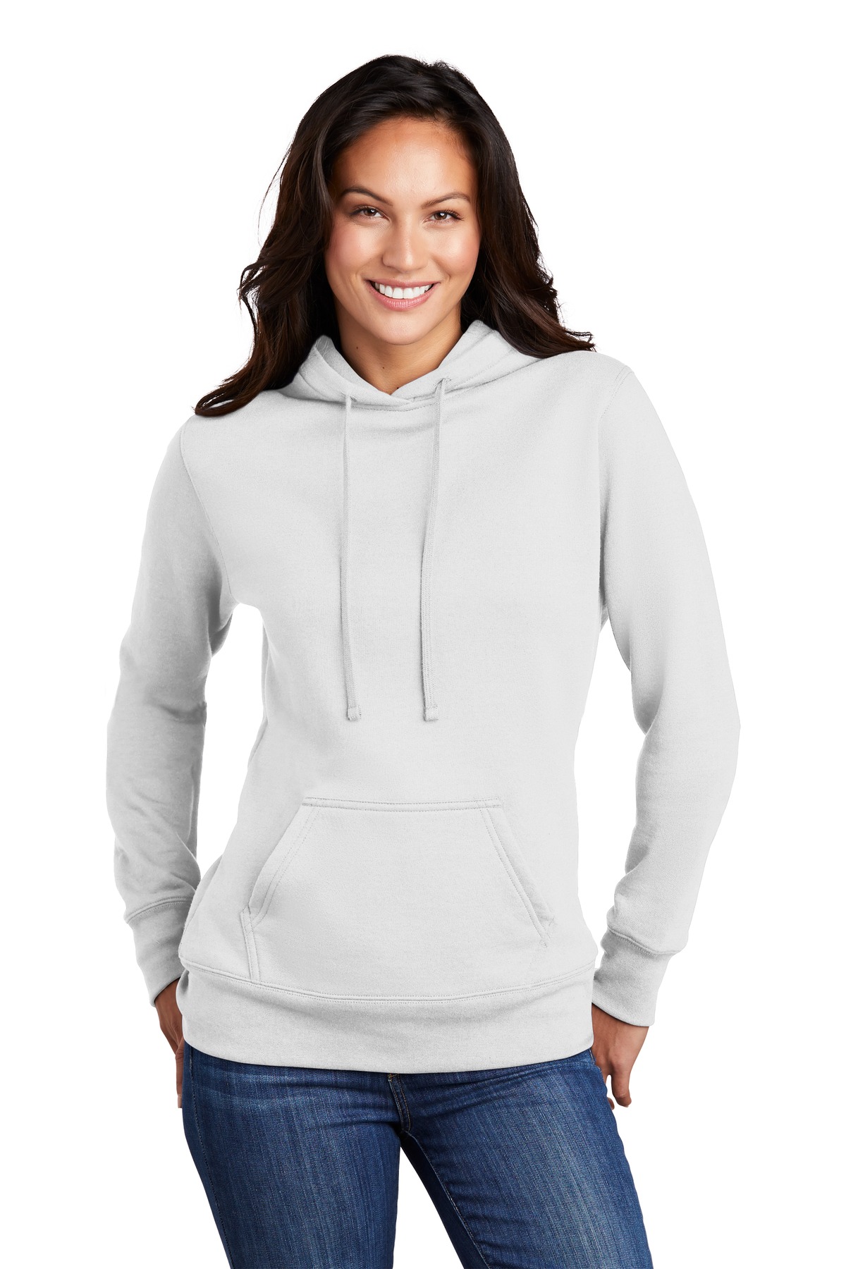 LPC78H Port & Company Ladies Core Fleece Pullover Hooded Sweatshirt Zoom Image