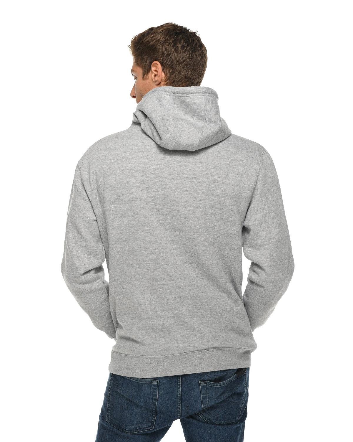 LS14001 Lane Seven Unisex Premium Pullover Hooded Sweatshirt - Back Image