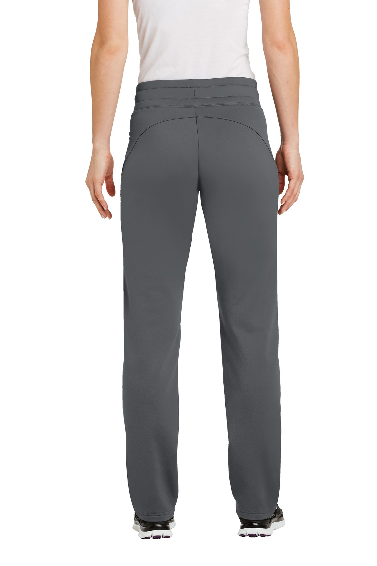 LST237 Sport-Tek Ladies Sport-Wick Fleece Pant - Back Image