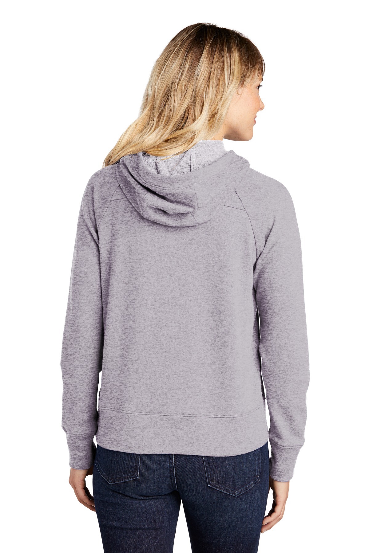 LST272 Sport-Tek Ladies Lightweight French Terry Pullover Hoodie - Back Image