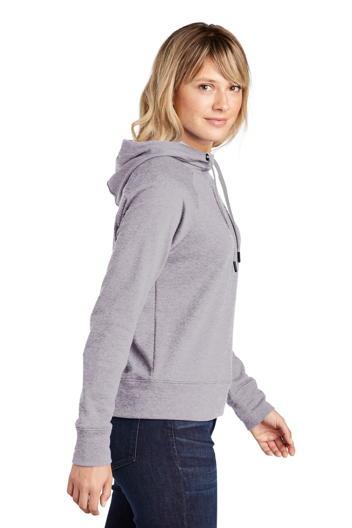 LST272 Sport-Tek Ladies Lightweight French Terry Pullover Hoodie - Siide Image