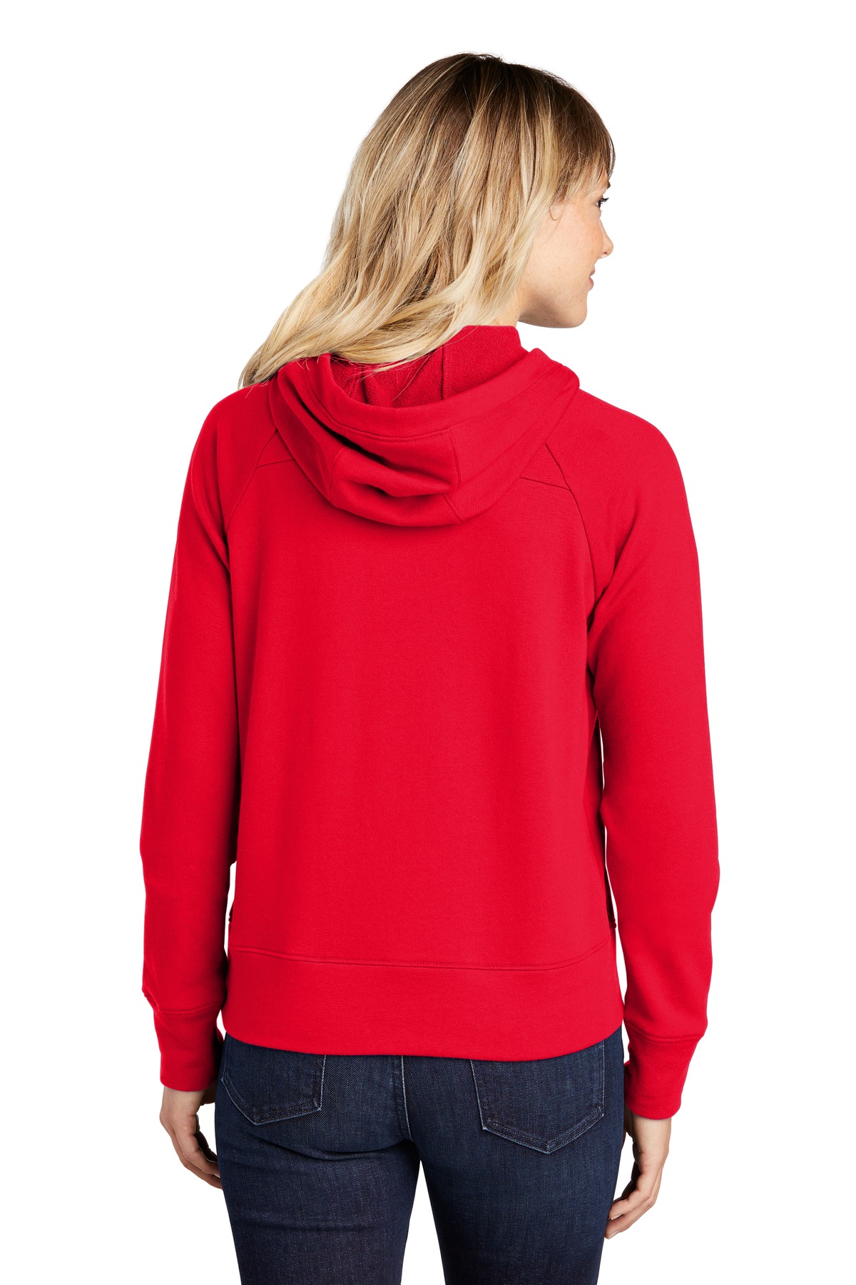 LST272 Sport-Tek Ladies Lightweight French Terry Pullover Hoodie. - Back Image