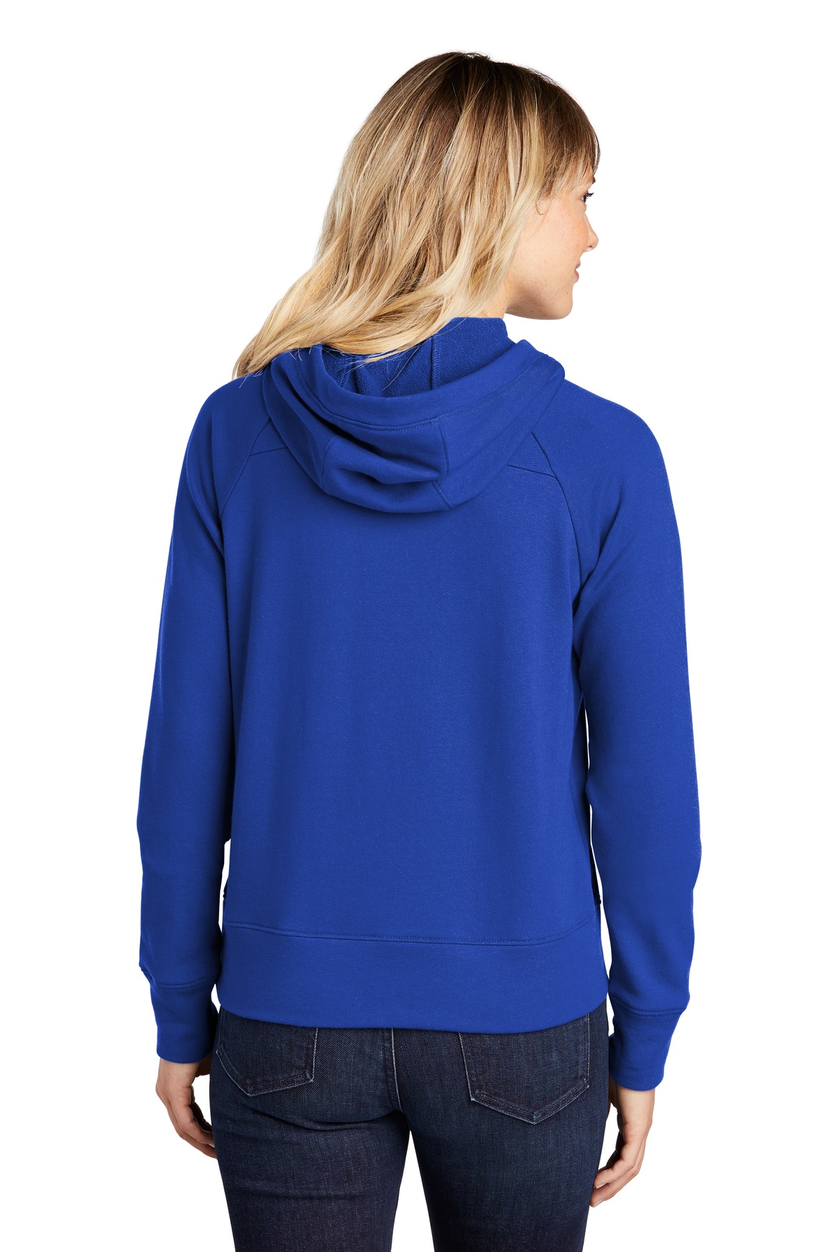 LST272 Sport-Tek Ladies Lightweight French Terry Pullover Hoodie - Back Image