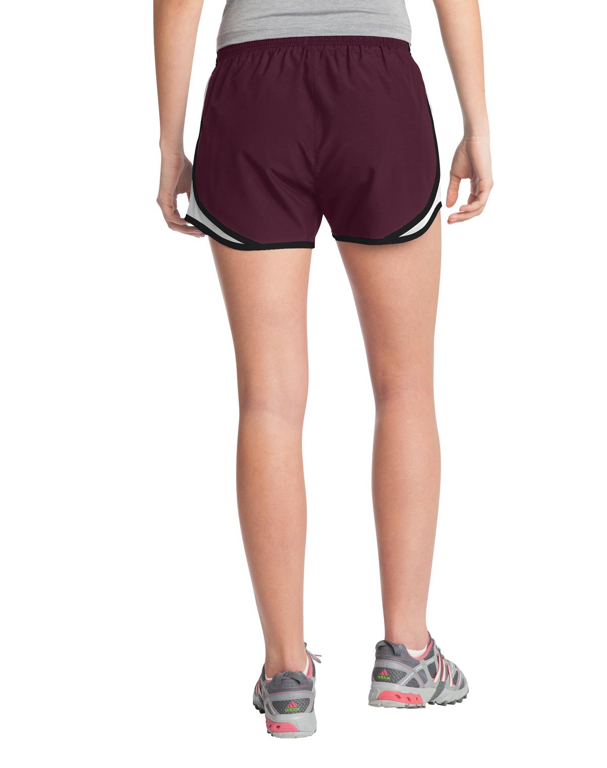 LST304 Sport-Tek Ladies Cadence Short. - Back Image