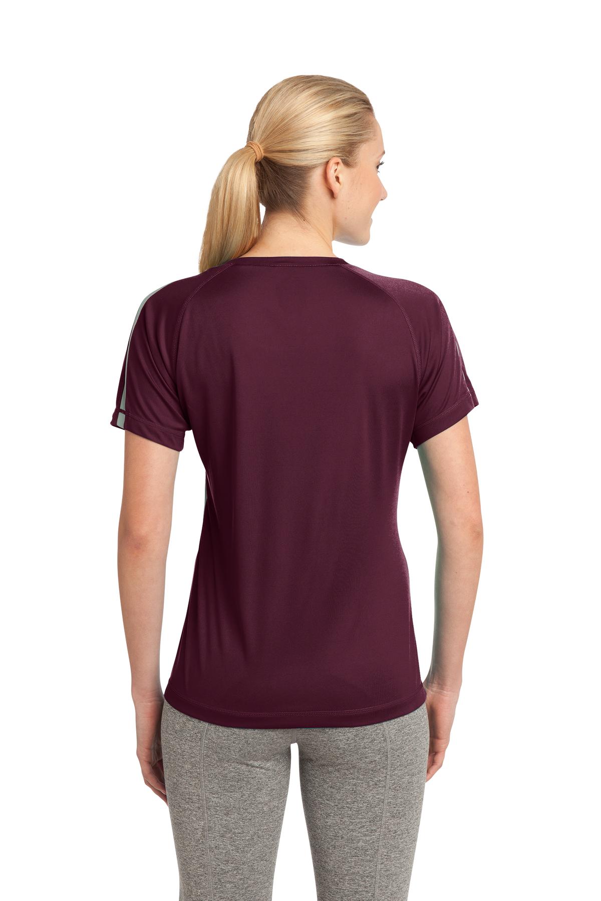 LST351 Sport-Tek Ladies Colorblock PosiCharge Competitor Tee LST351 Sport-Tek Ladies Colorblock PosiCharge Competitor Tee - Back Image