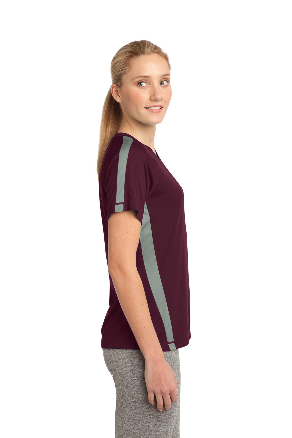 LST351 Sport-Tek Ladies Colorblock PosiCharge Competitor Tee LST351 Sport-Tek Ladies Colorblock PosiCharge Competitor Tee - Siide Image
