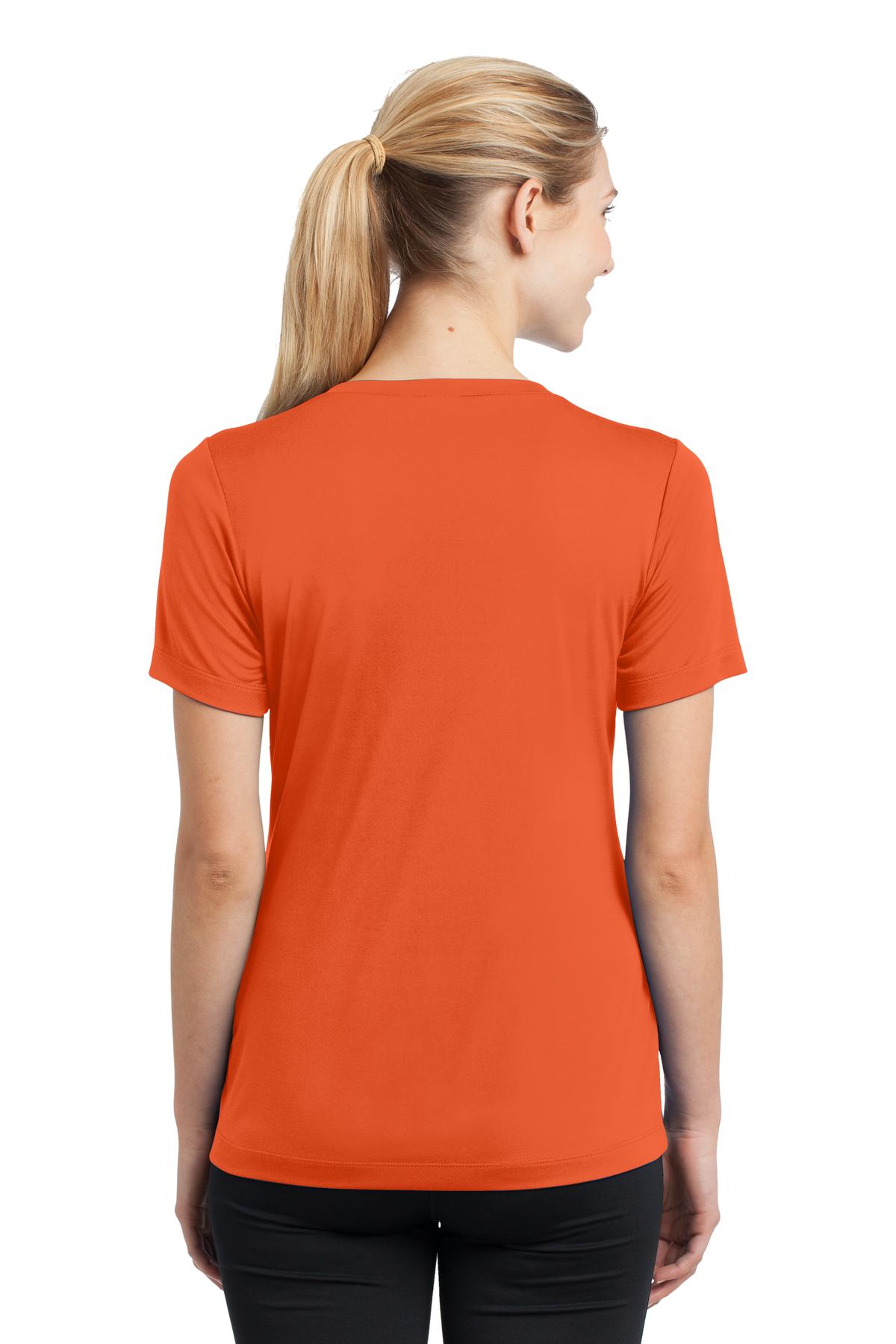 LST353 Sport-Tek Ladies PosiCharge Competitor V-Neck Tee. LST353 Sport-Tek Ladies PosiCharge Competitor V-Neck Tee. - Back Image