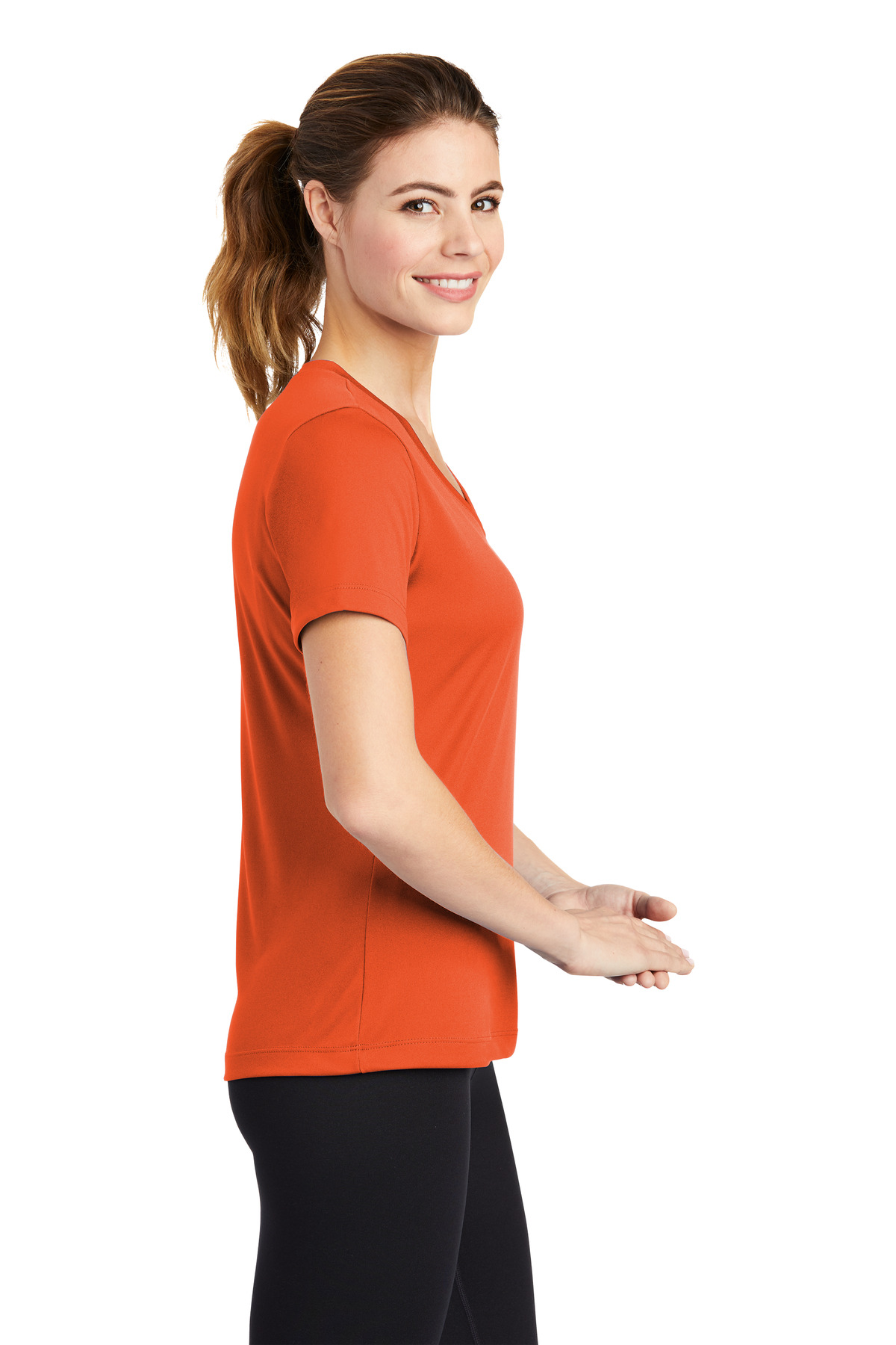 LST353 Sport-Tek Ladies PosiCharge Competitor V-Neck Tee. LST353 Sport-Tek Ladies PosiCharge Competitor V-Neck Tee. - Siide Image