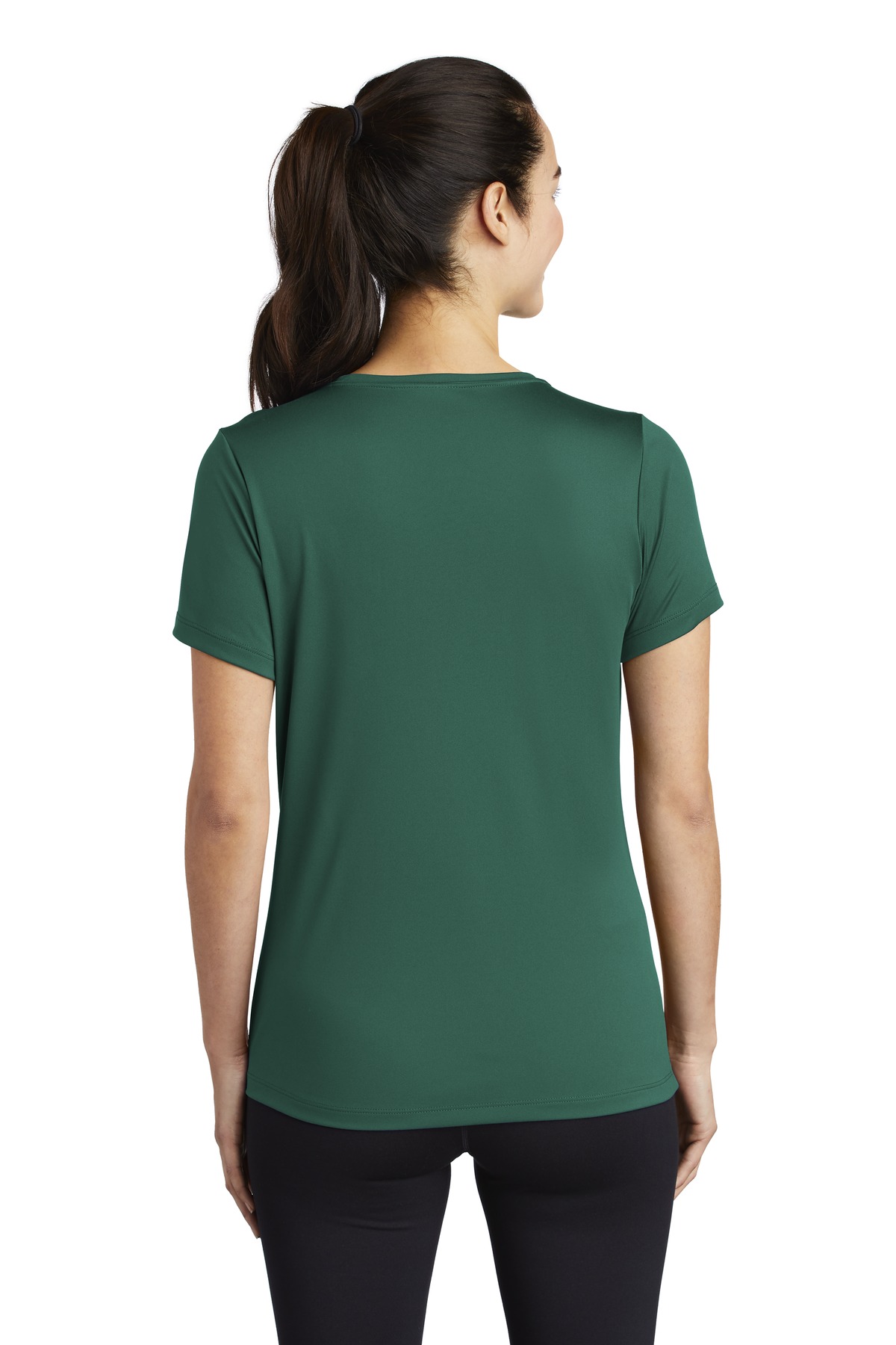 LST420 Sport-Tek Ladies Posi-UV Pro Scoop Neck Tee. - Back Image