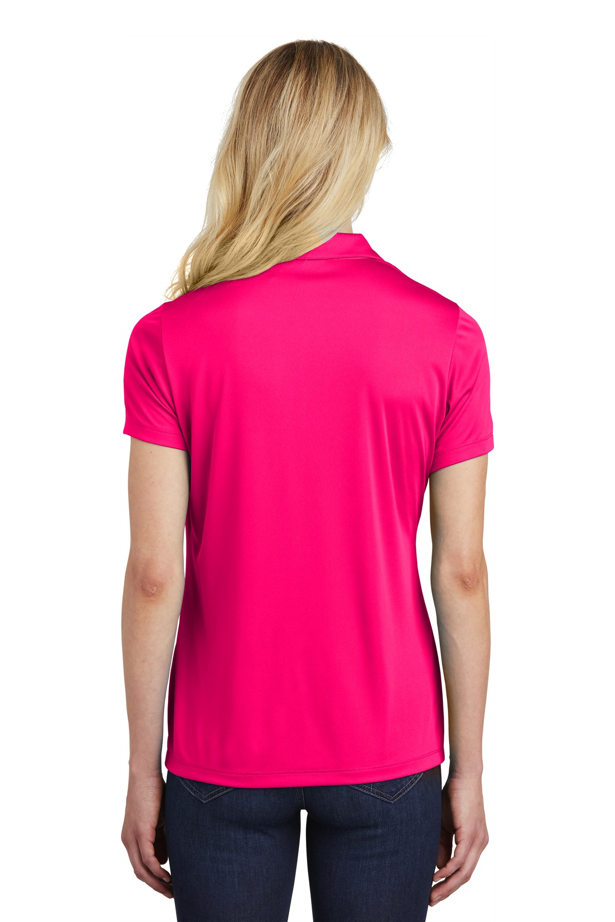 LST550 Sport-Tek Ladies PosiCharge Competitor Polo. - Back Image