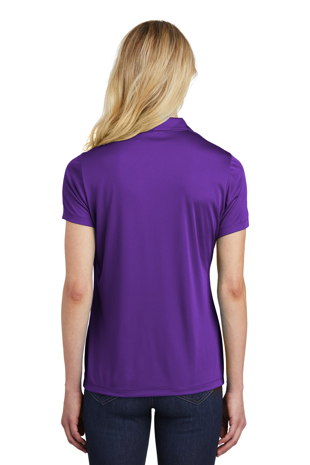 LST550 Sport-Tek Ladies PosiCharge Competitor Polo. - Back Image