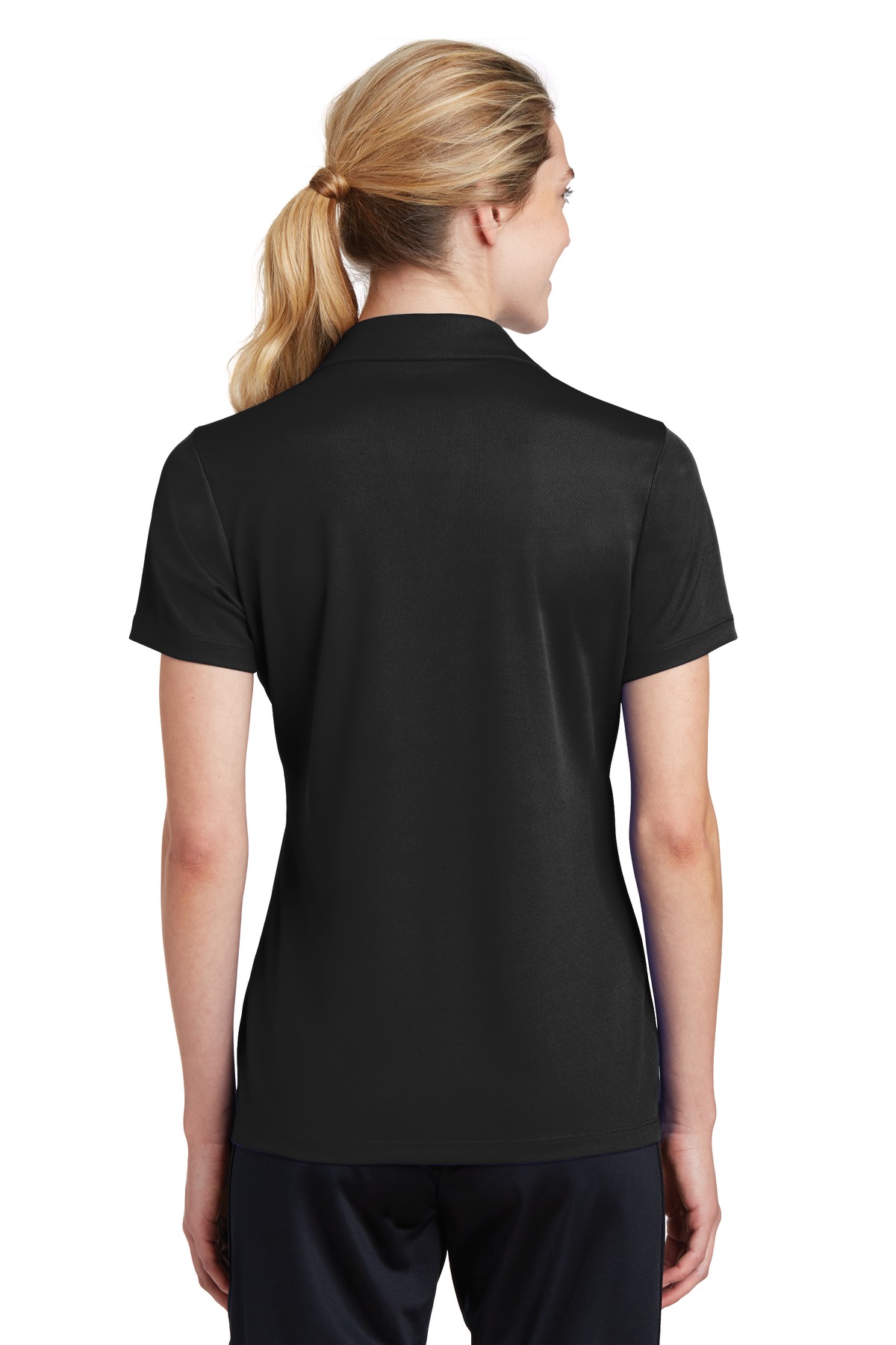 LST640 Sport-Tek Ladies PosiCharge RacerMesh Polo - Back Image