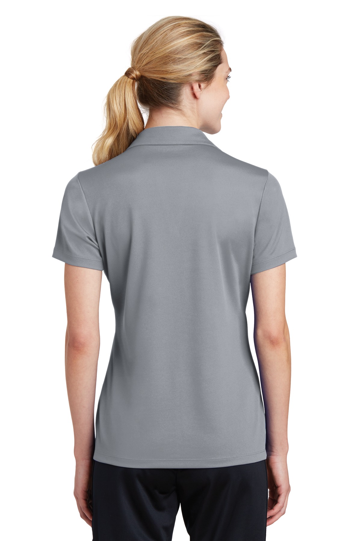 LST640 Sport-Tek Ladies PosiCharge RacerMesh Polo - Back Image