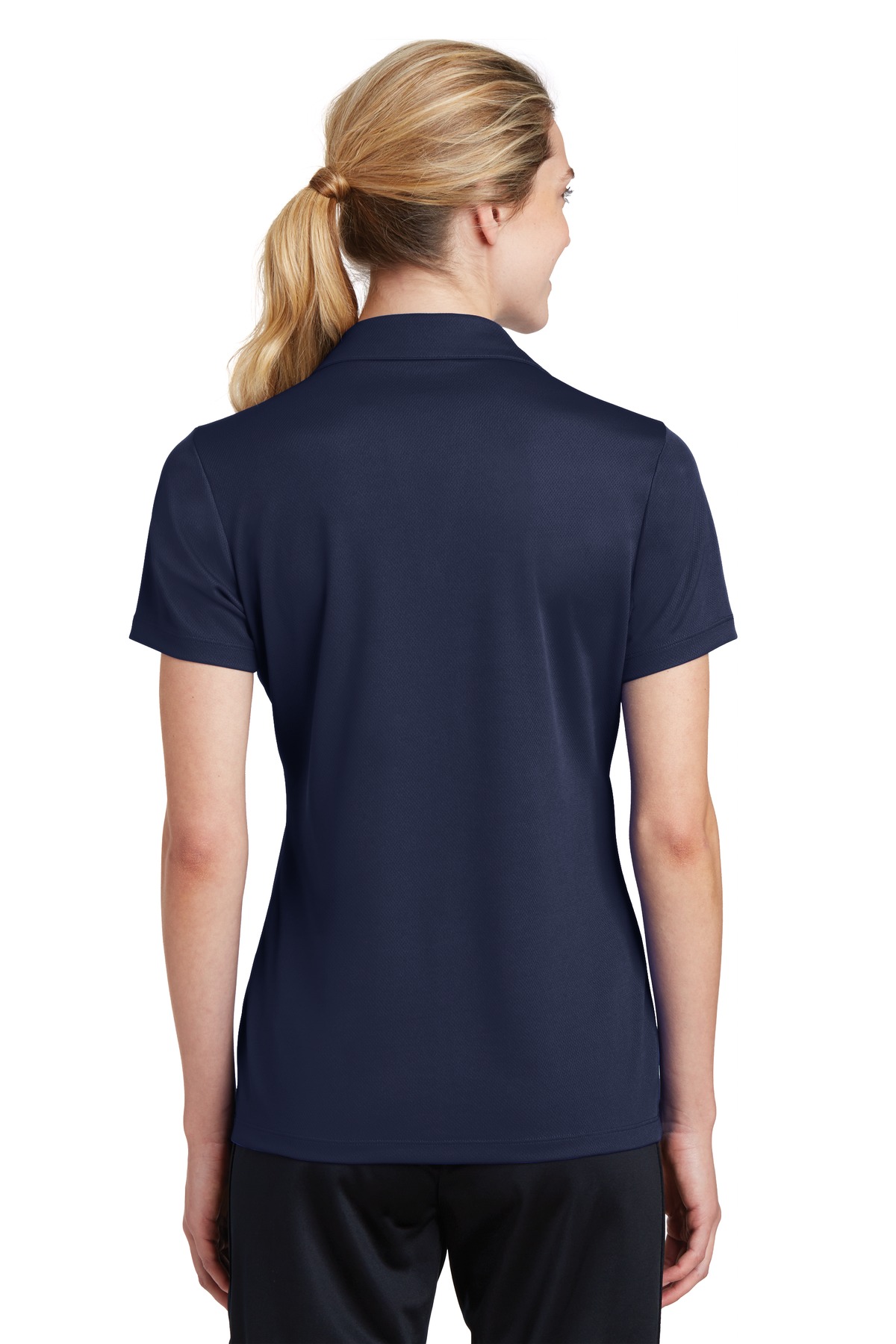 LST640 Sport-Tek Ladies PosiCharge RacerMesh Polo - Back Image