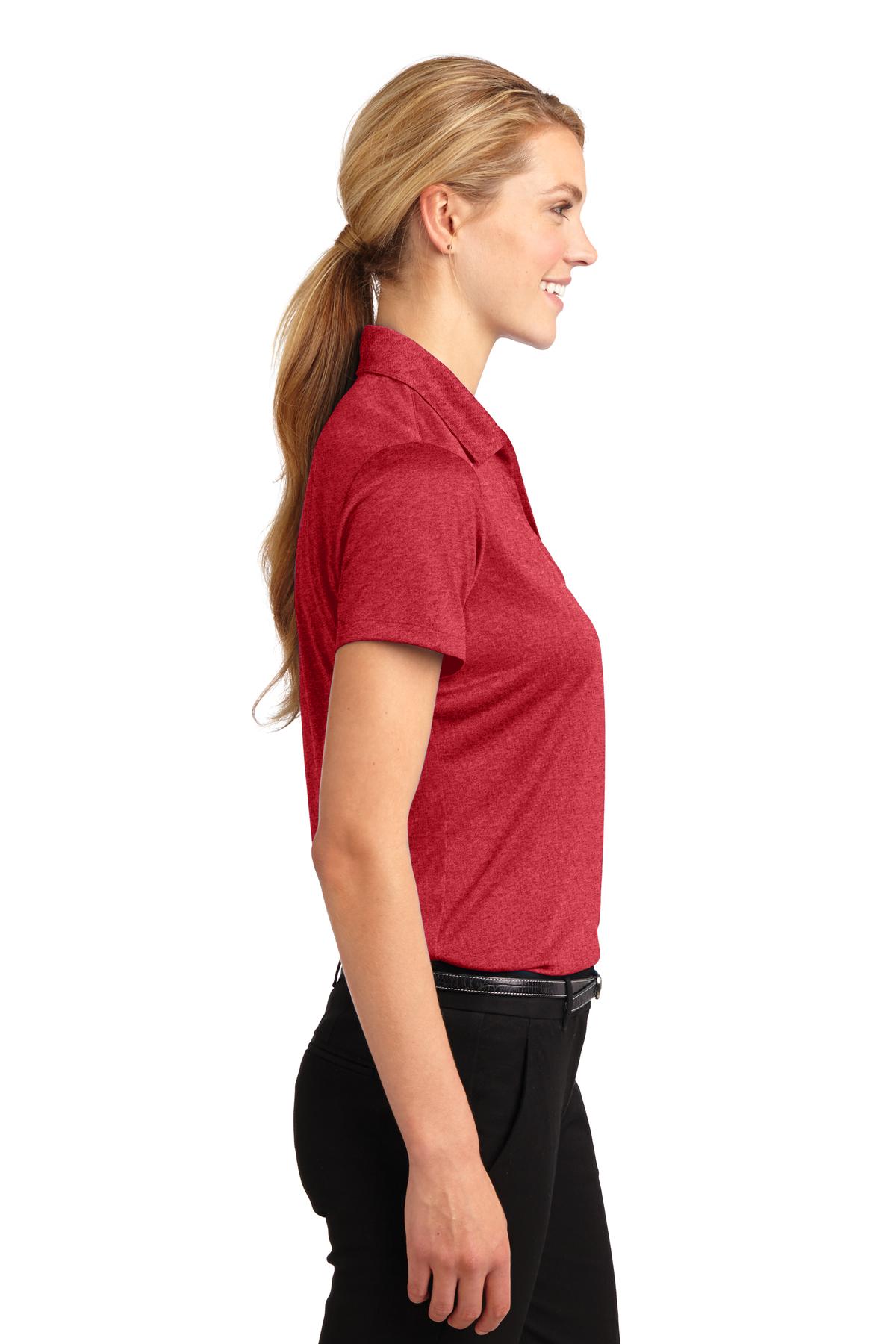 LST660 Sport-Tek Ladies Heather Contender Polo. - Siide Image