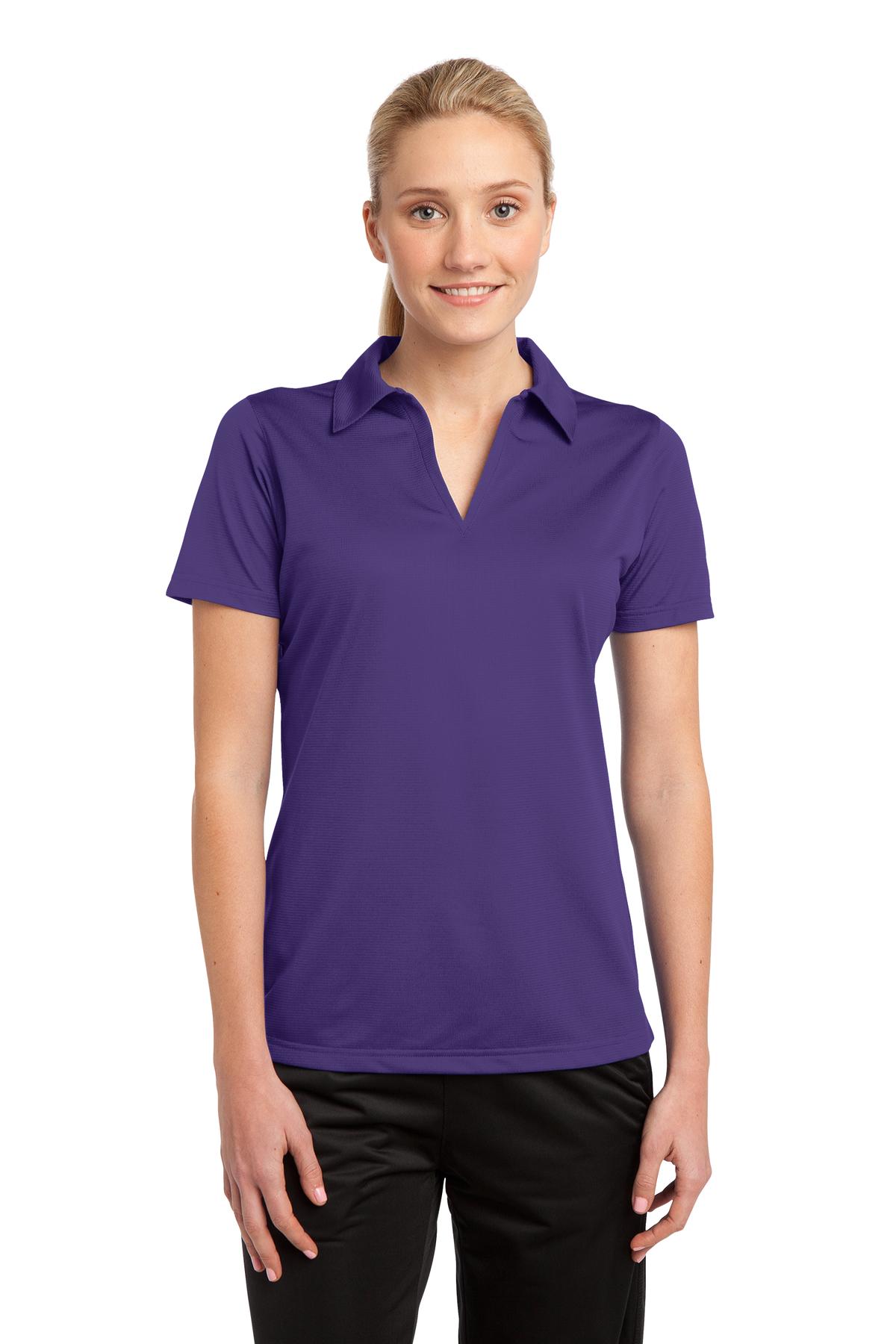 LST690 Sport-Tek Ladies PosiCharge Active Textured Polo