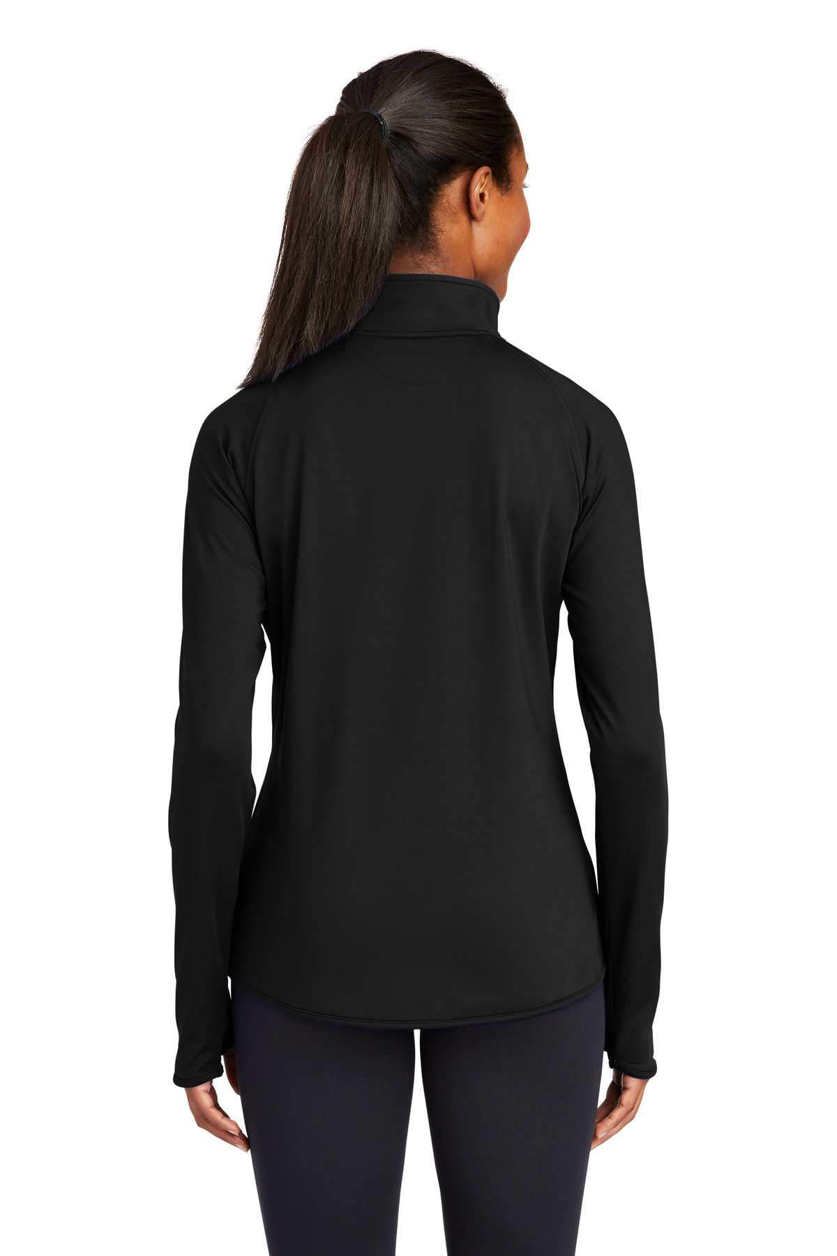 LST850 Sport-Tek Ladies Sport-Wick Stretch 1/2-Zip Pullover. LST850 Sport-Tek Ladies Sport-Wick Stretch 1/2-Zip Pullover. - Back Image