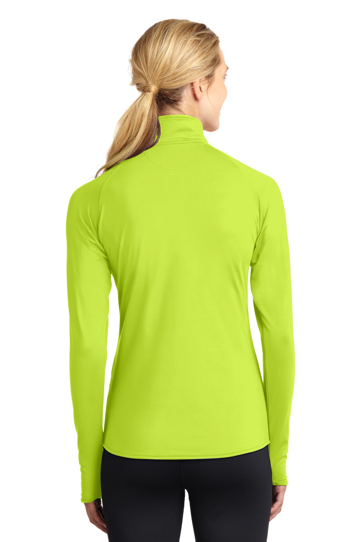 LST850 Sport-Tek Ladies Sport-Wick Stretch 1/2-Zip Pullover. LST850 Sport-Tek Ladies Sport-Wick Stretch 1/2-Zip Pullover. - Back Image