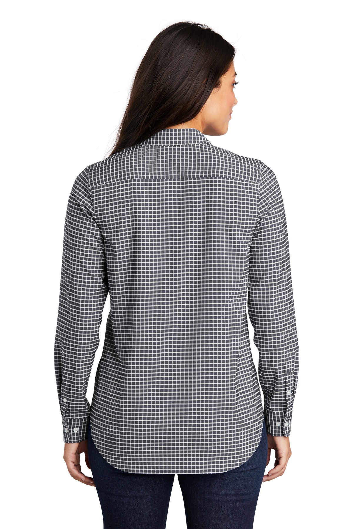 LW680 Port Authority Ladies City Stretch Tunic - Back Image