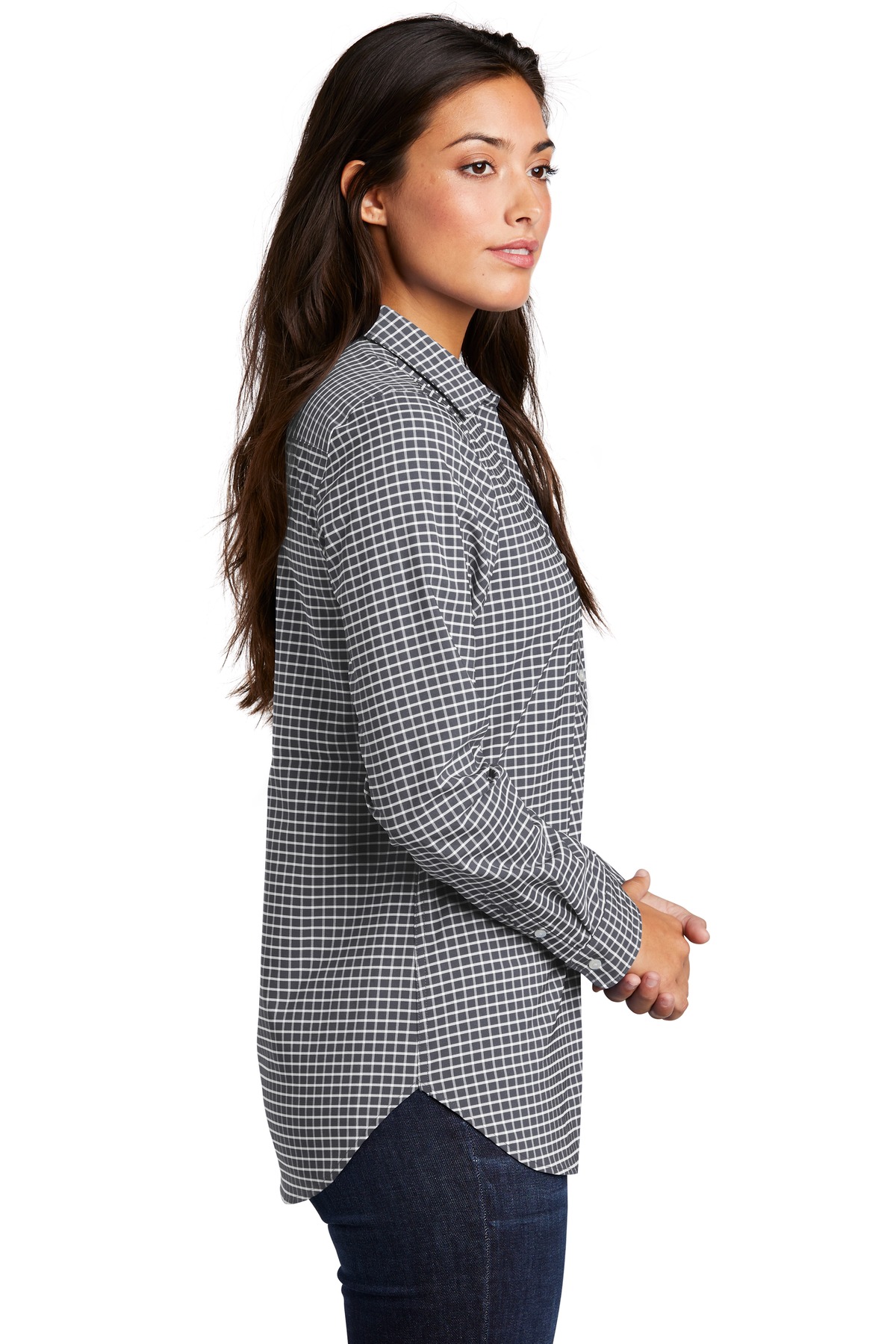LW680 Port Authority Ladies City Stretch Tunic - Siide Image