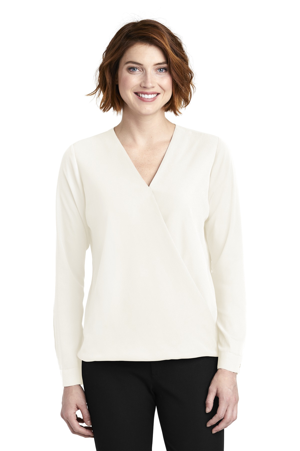 LW702 Port Authority Ladies Wrap Blouse. LW702 Port Authority Ladies Wrap Blouse.