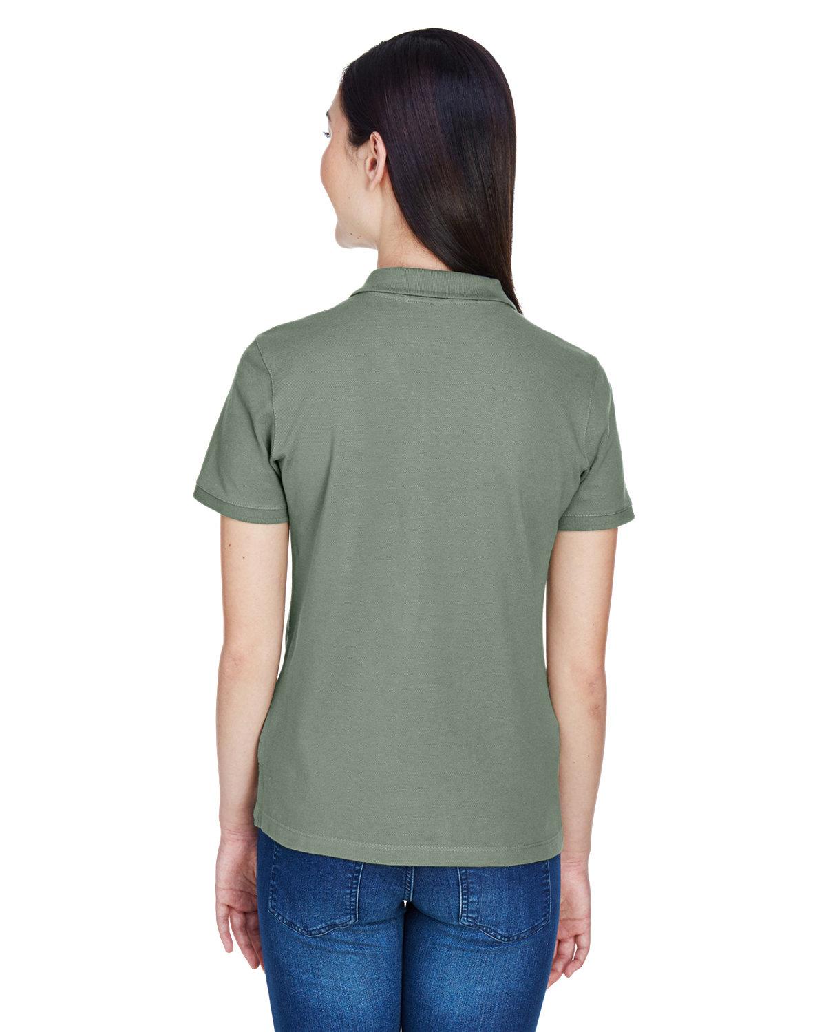 M200W Harriton Ladies 6 oz. Ringspun Cotton Piqué Short-Sleeve Polo M200W Harriton Ladies 6 oz. Ringspun Cotton Piqué Short-Sleeve Polo - Back Image
