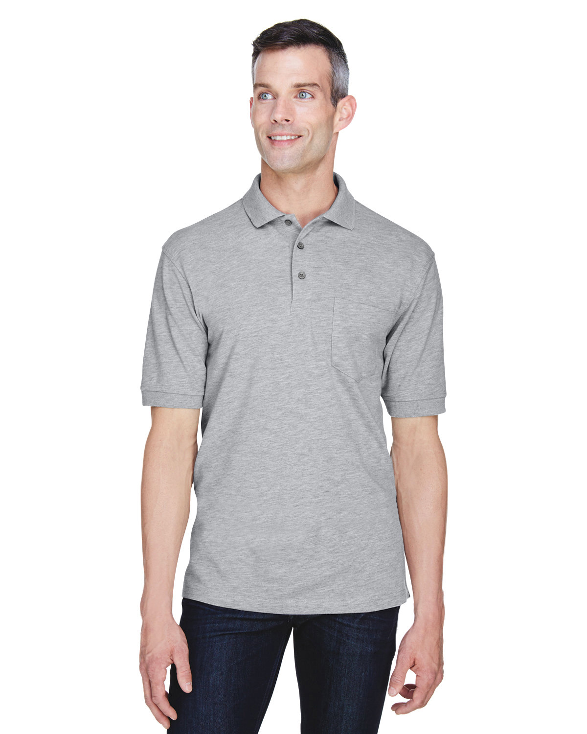 M265P Harriton Mens 5.6 oz. Easy Blend Polo with Pocket M265P Harriton Mens 5.6 oz. Easy Blend Polo with Pocket