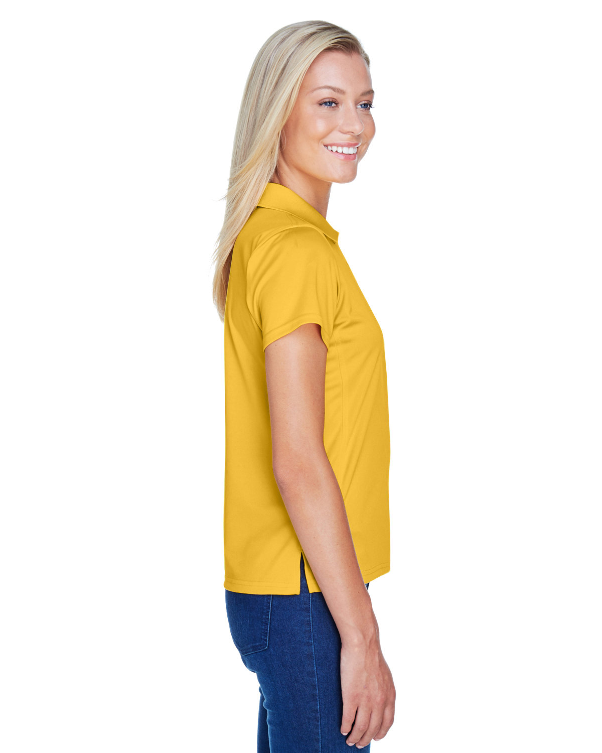 M315W Harriton Ladies 4 oz. Polytech Polo - Siide Image