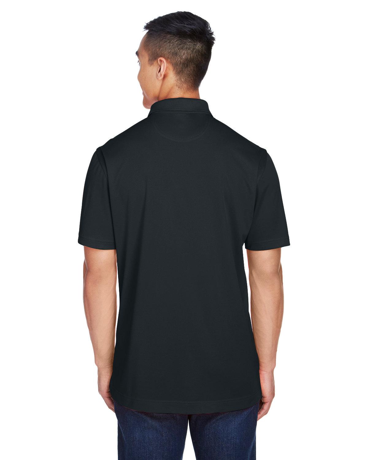 M353 Harriton Mens Double Mesh Polo M353 Harriton Mens Double Mesh Polo - Back Image
