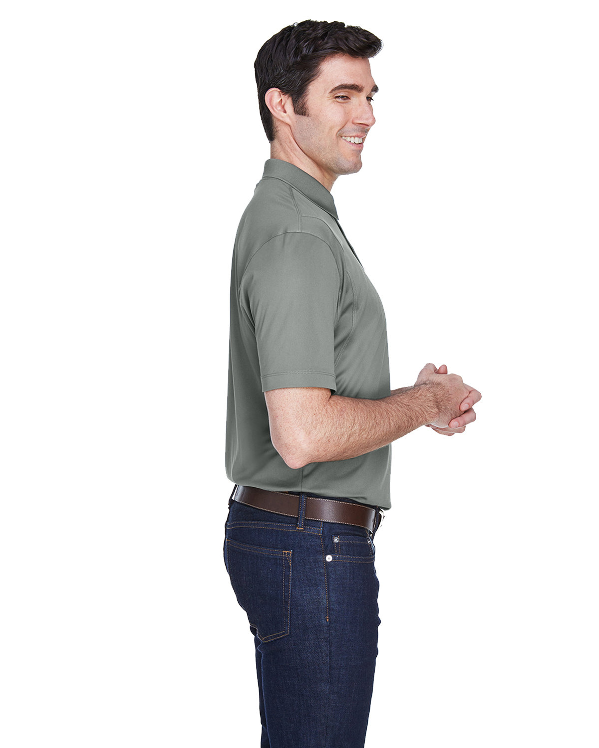 M354 Harriton Mens Micro-Piqué Polo - Siide Image