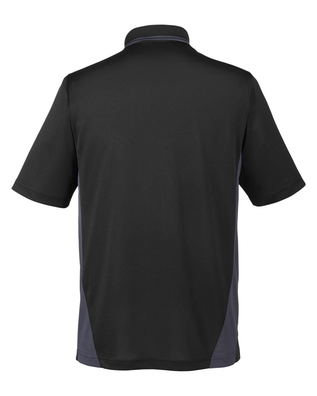 M386T Harriton Mens Tall Flash Snag Protection Plus IL Colorblock Polo - Back Image