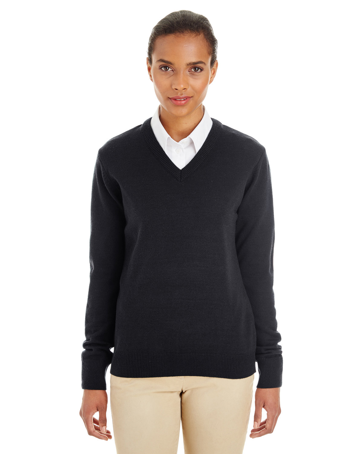 M420W Harriton Ladies Pilbloc V-Neck Sweater M420W Harriton Ladies Pilbloc V-Neck Sweater