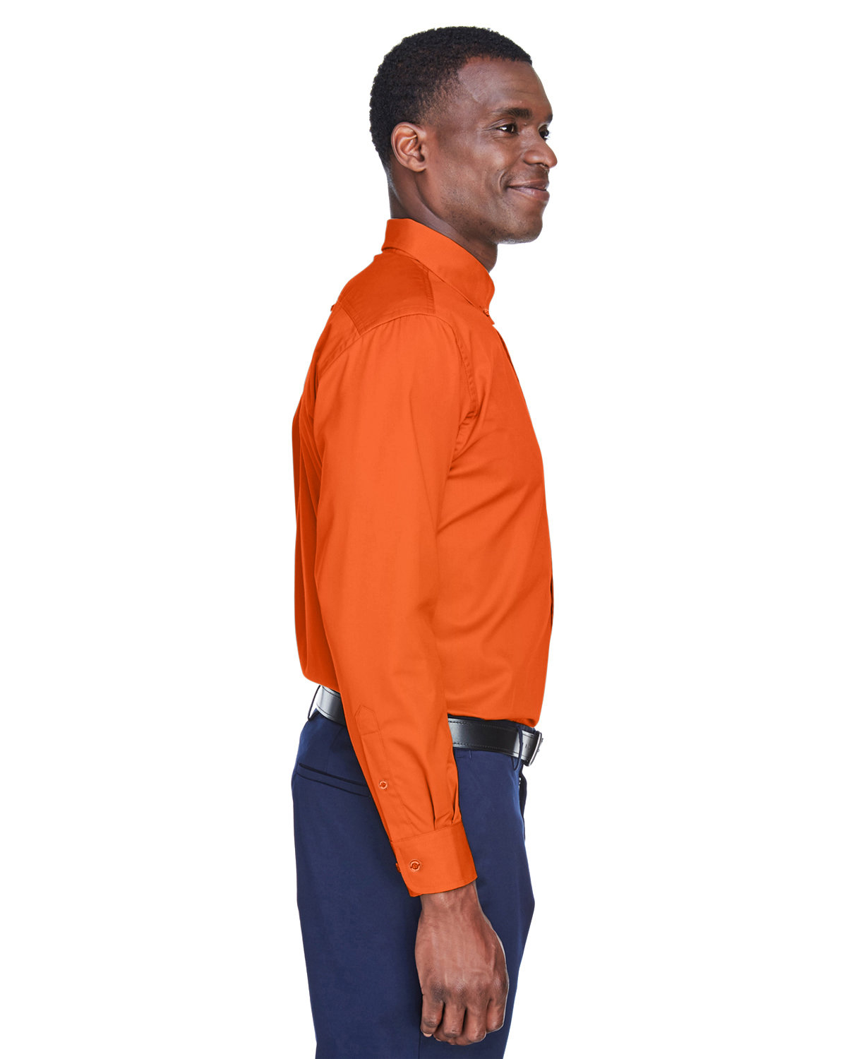 M500 Harriton Mens Easy Blend Long-Sleeve Twill Shirt with Stain-Release M500 Harriton Mens Easy Blend Long-Sleeve Twill Shirt with Stain-Release - Siide Image