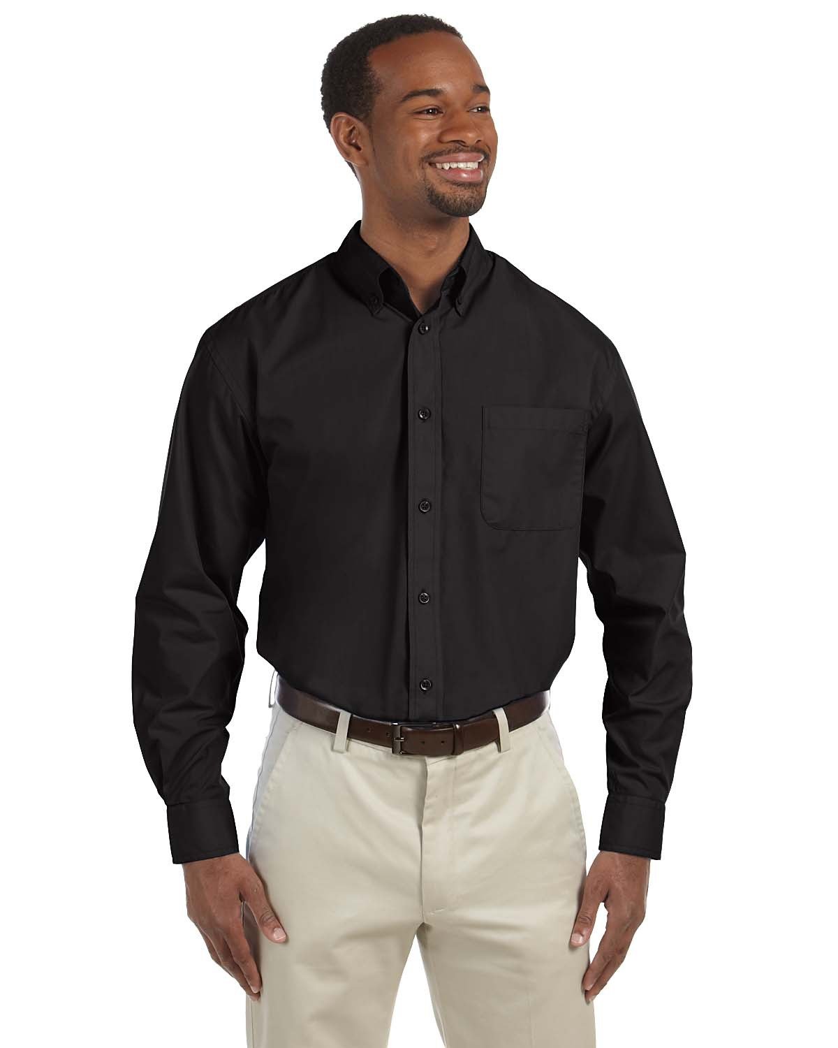 M510 Harriton Mens 3.1 oz. Essential Poplin