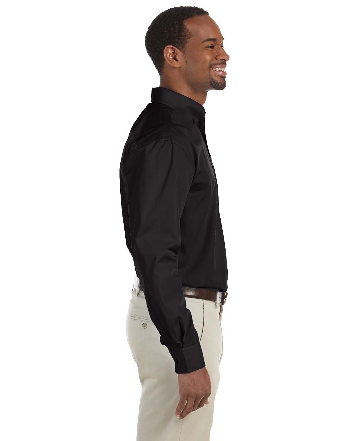 M510 Harriton Mens 3.1 oz. Essential Poplin - Siide Image