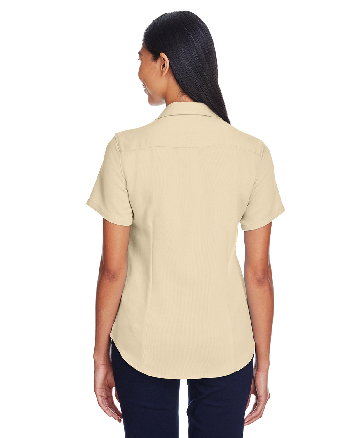 M570W Harriton Ladies Bahama Cord Camp Shirt M570W Harriton Ladies Bahama Cord Camp Shirt - Back Image