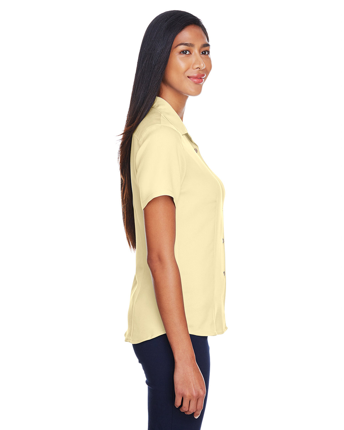 M570W Harriton Ladies Bahama Cord Camp Shirt M570W Harriton Ladies Bahama Cord Camp Shirt - Siide Image